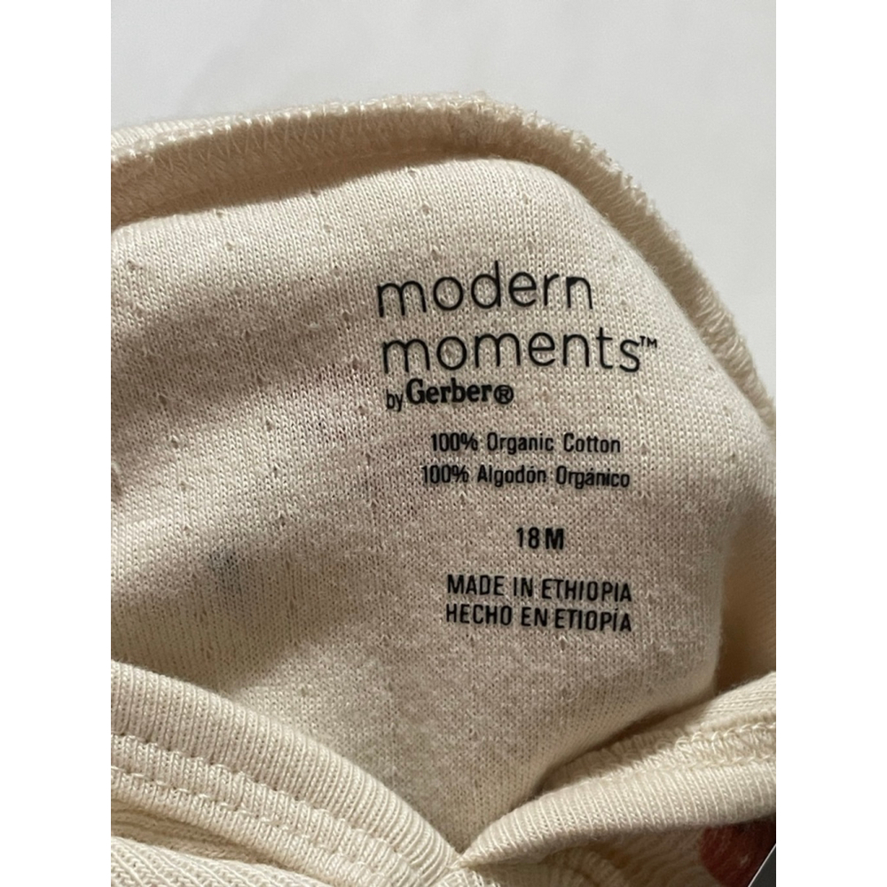 Baby modern moments organic cotton Cherry shirt with hood 18 Months - Picture 4 of 5
